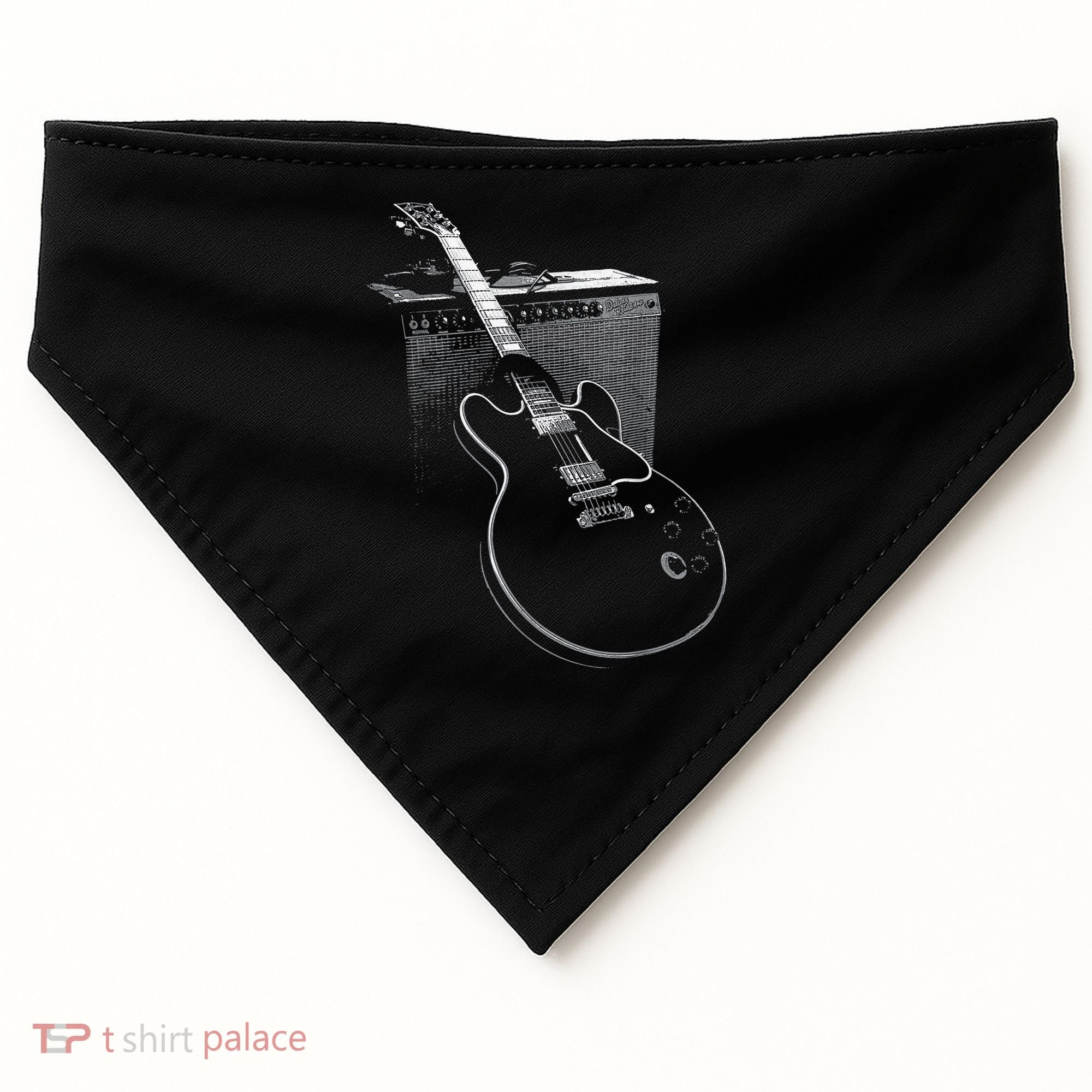 Legendary Blues Guitar and Amp  USA-Made Doggie Bandana