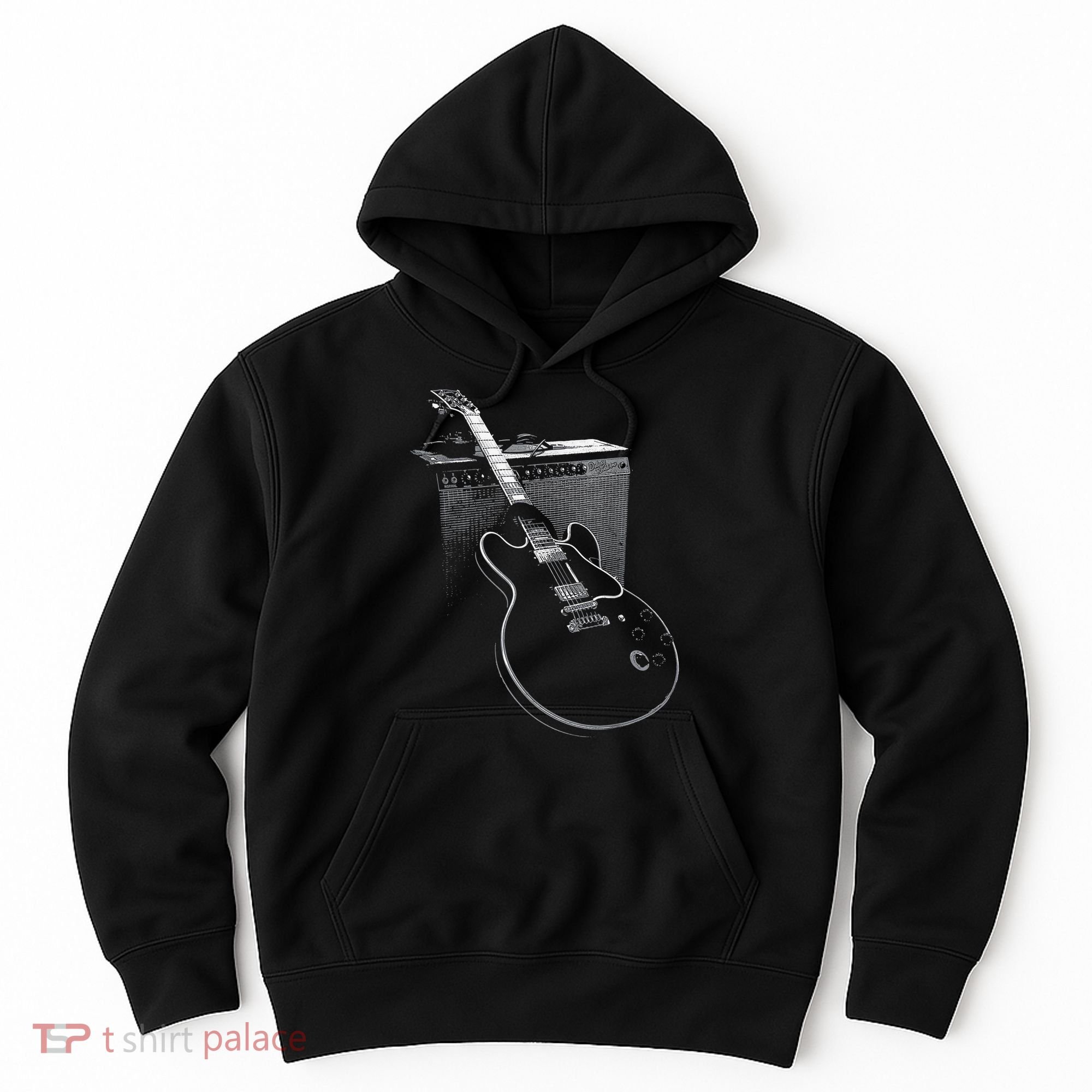 Legendary Blues Guitar and Amp  Hoodie