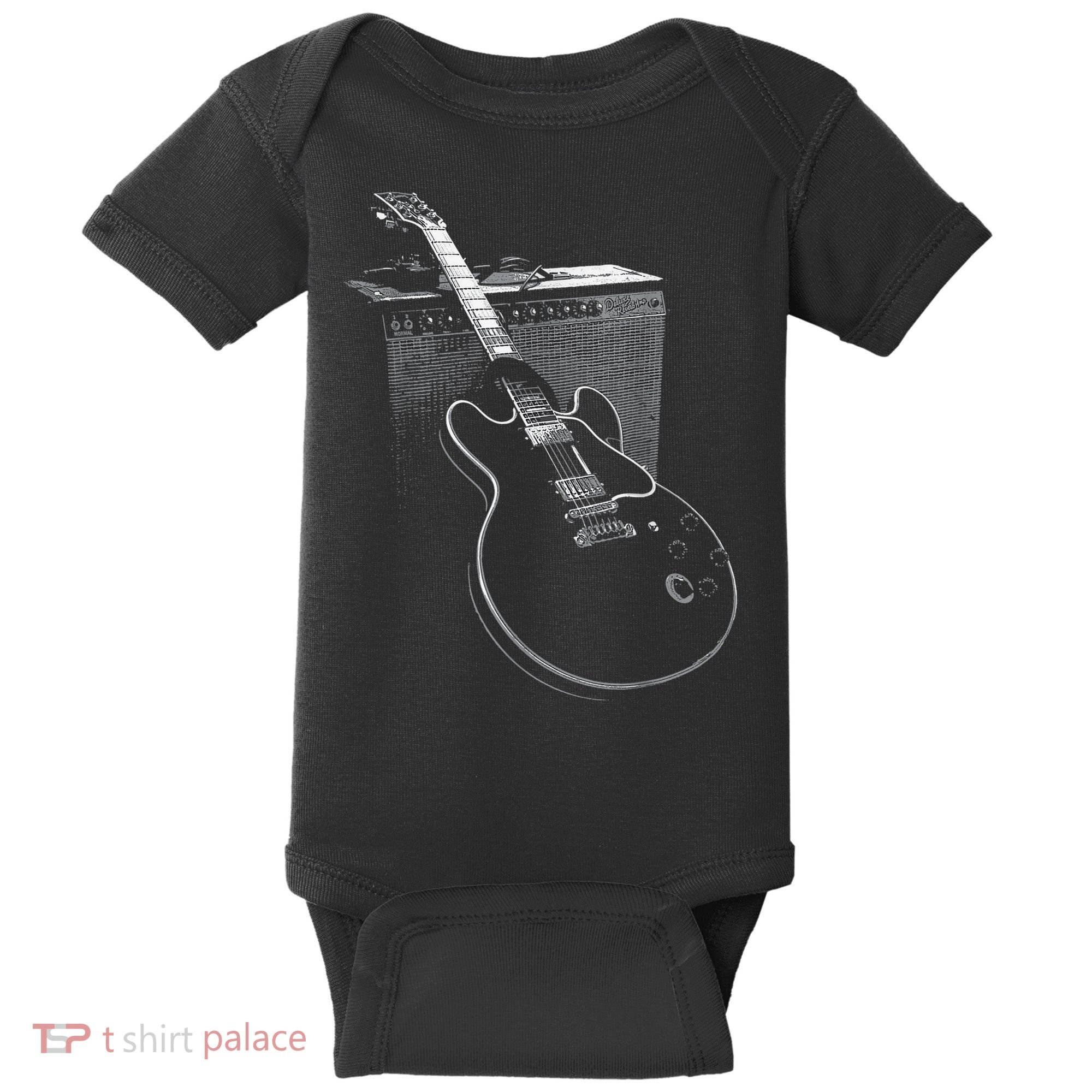 Legendary Blues Guitar and Amp  Baby Bodysuit