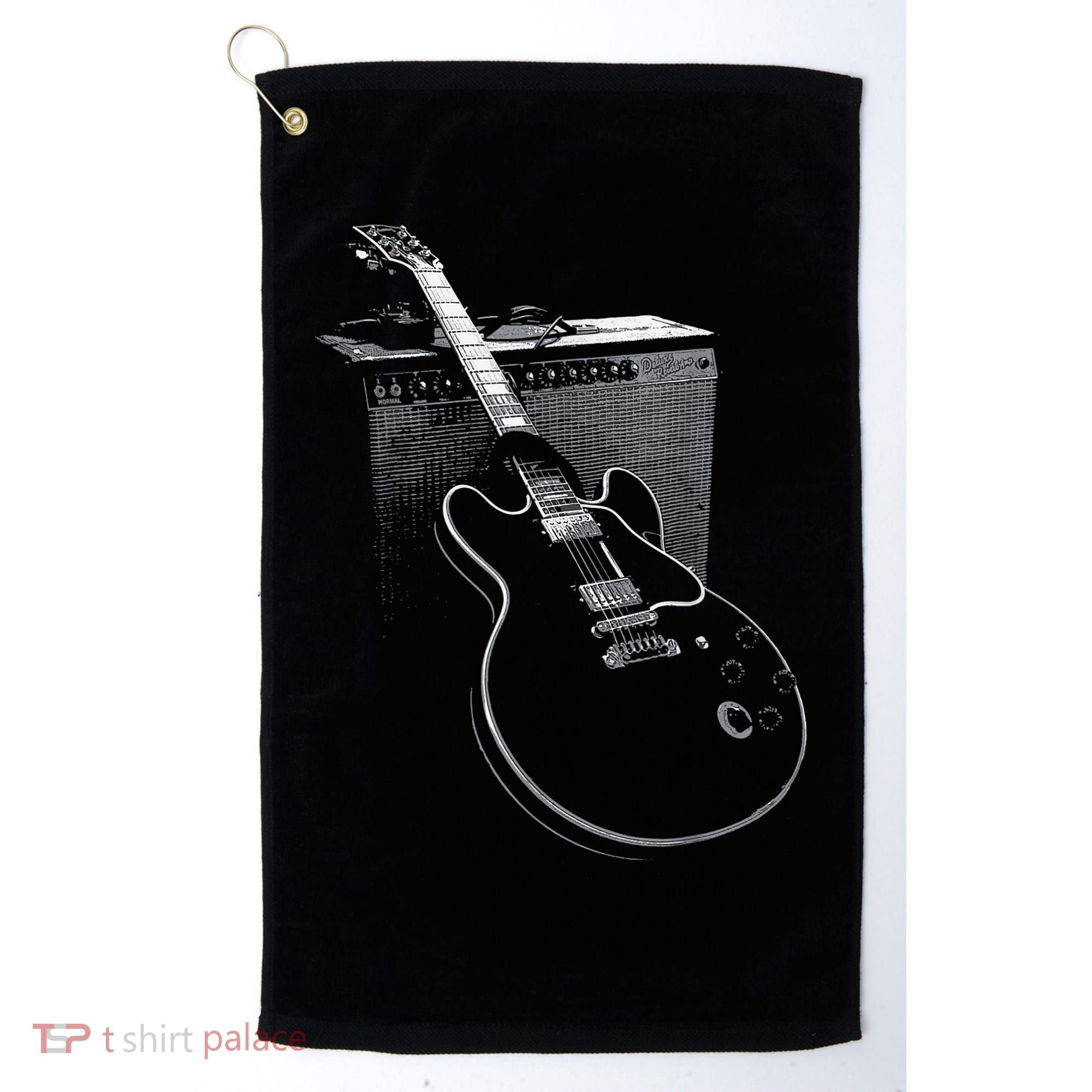 Legendary Blues Guitar and Amp  Golf Towel