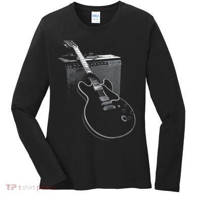 Legendary Blues Guitar and Amp  Women's Long Sleeve Shirt