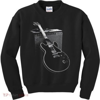 Legendary Blues Guitar and Amp  Kids Sweatshirt