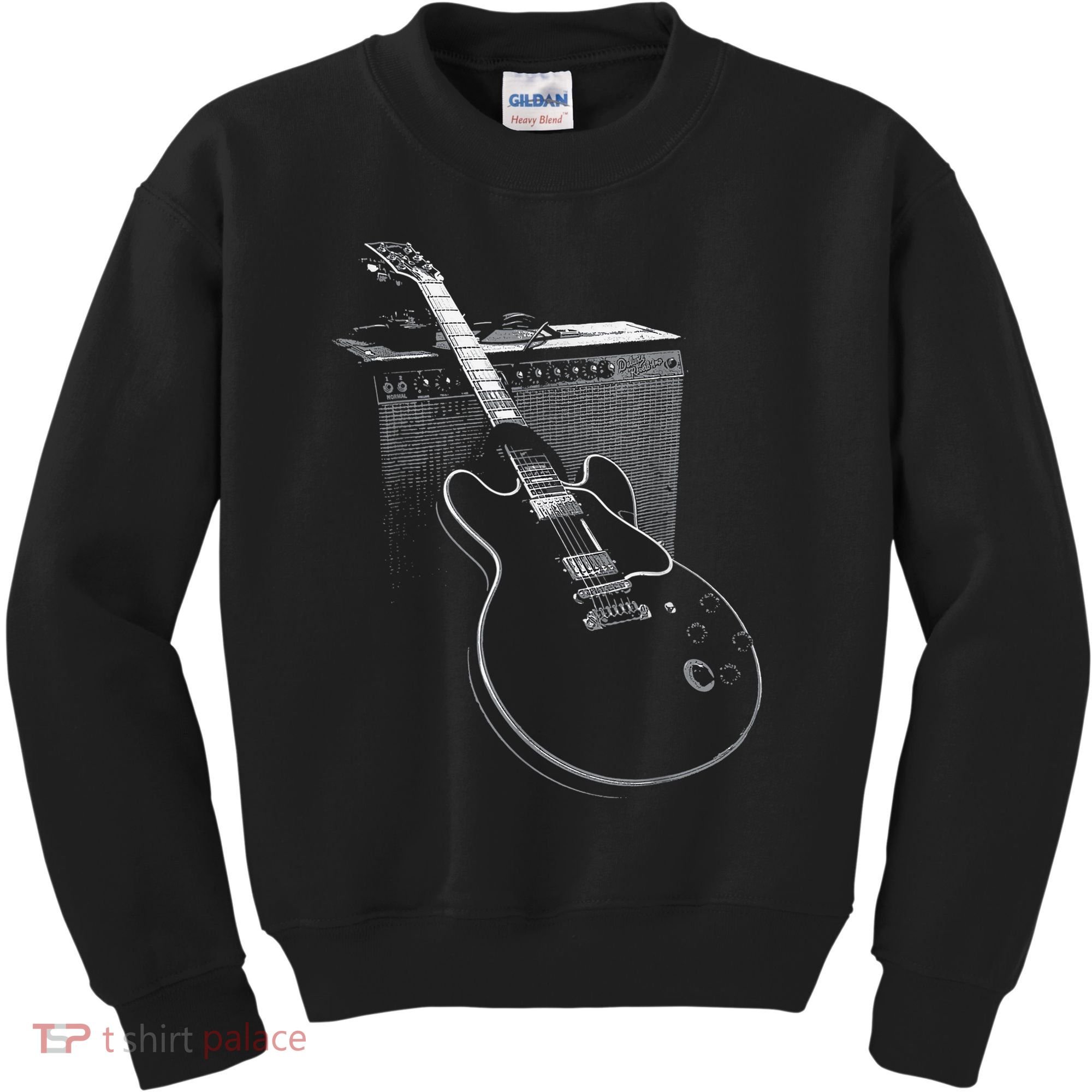 Legendary Blues Guitar and Amp  Kids Sweatshirt