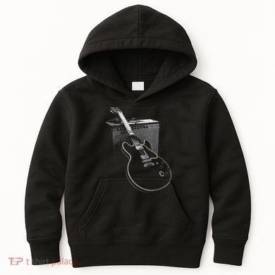 Legendary Blues Guitar and Amp  Kids Hoodie