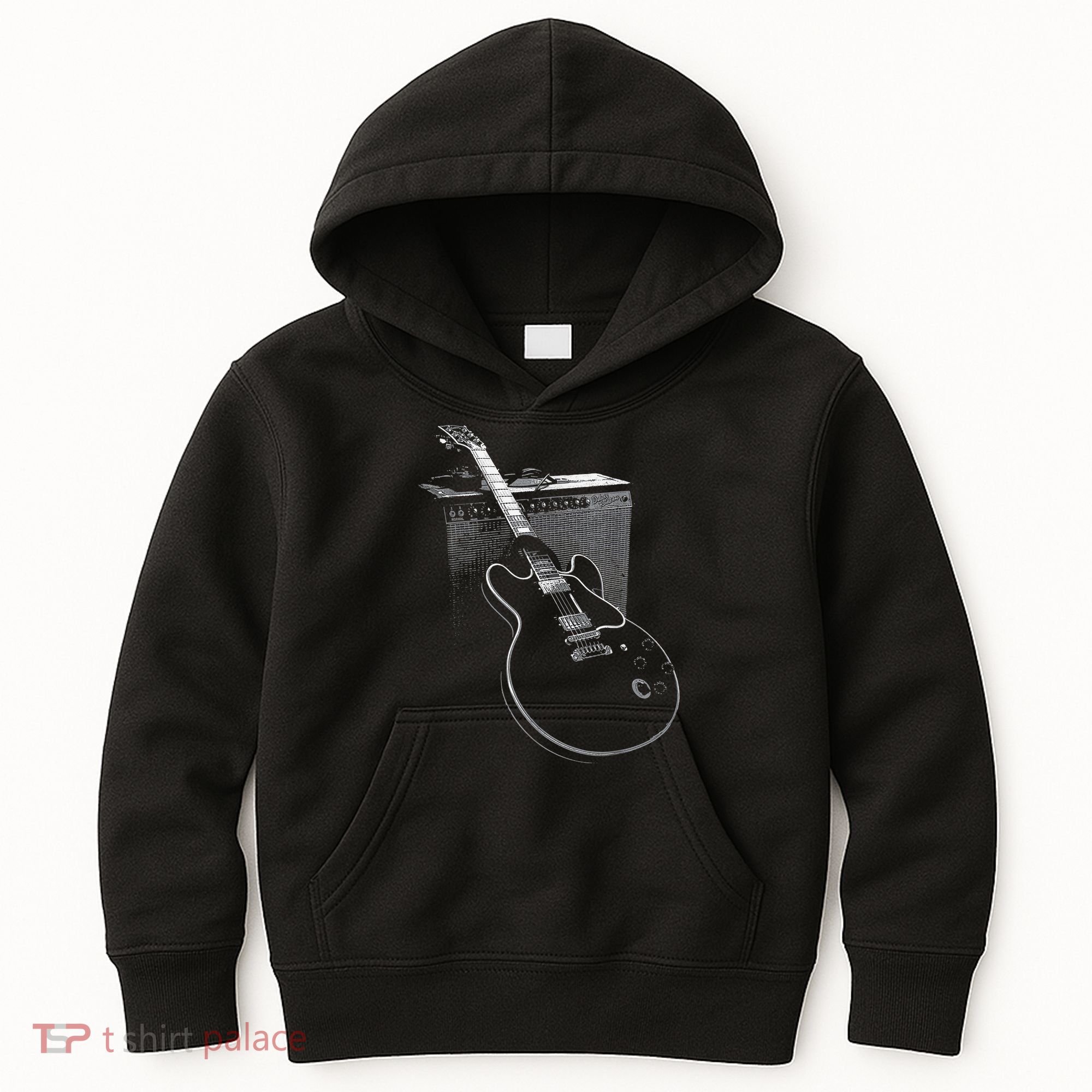 Legendary Blues Guitar and Amp  Kids Hoodie