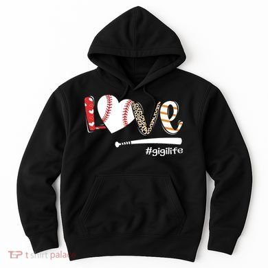 Love Baseball Gigi Baseball Gigi Hoodie