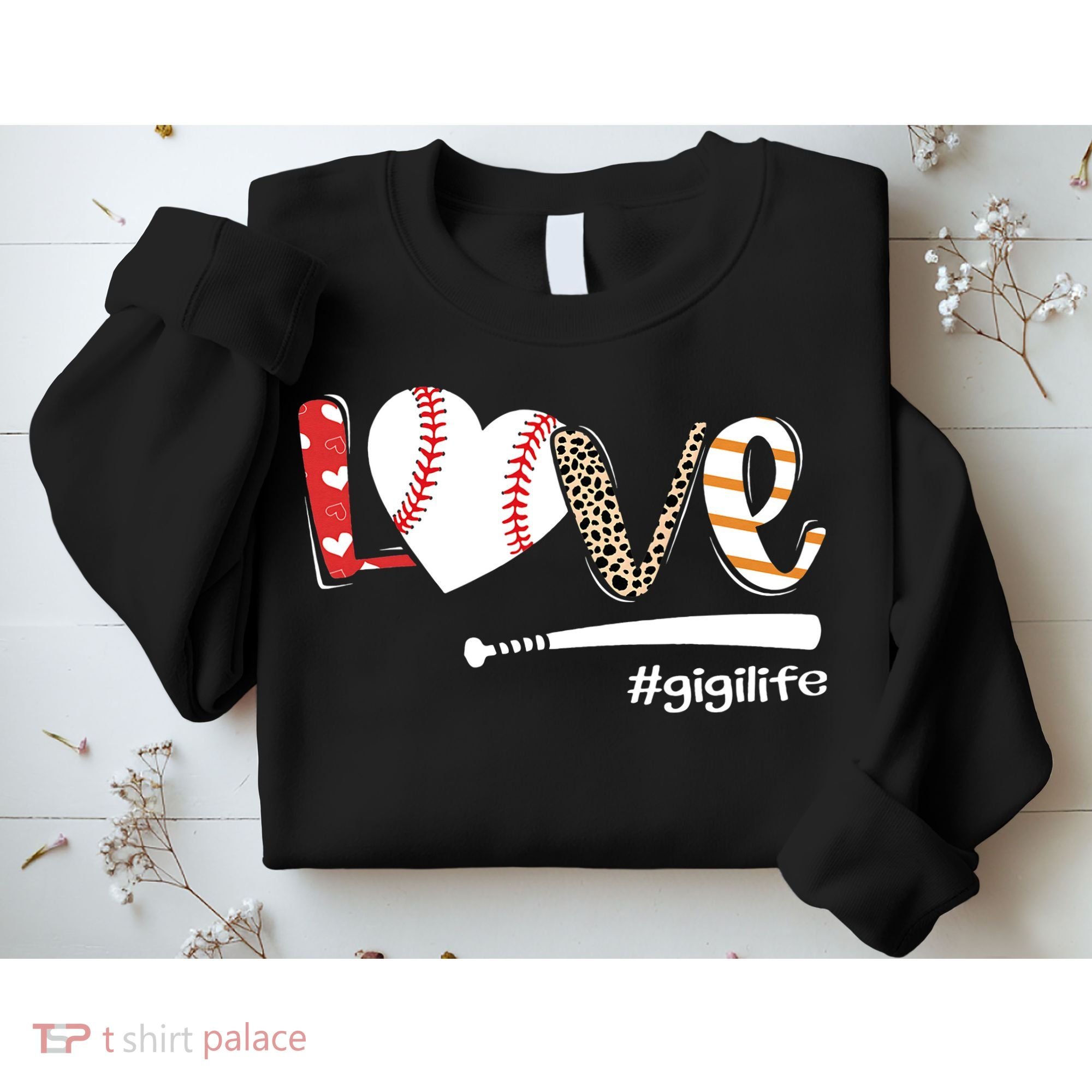 Love Baseball Gigi Baseball Gigi Sweatshirt