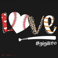 Love Baseball Gigi Baseball Gigi Baby Bodysuit thumb 2