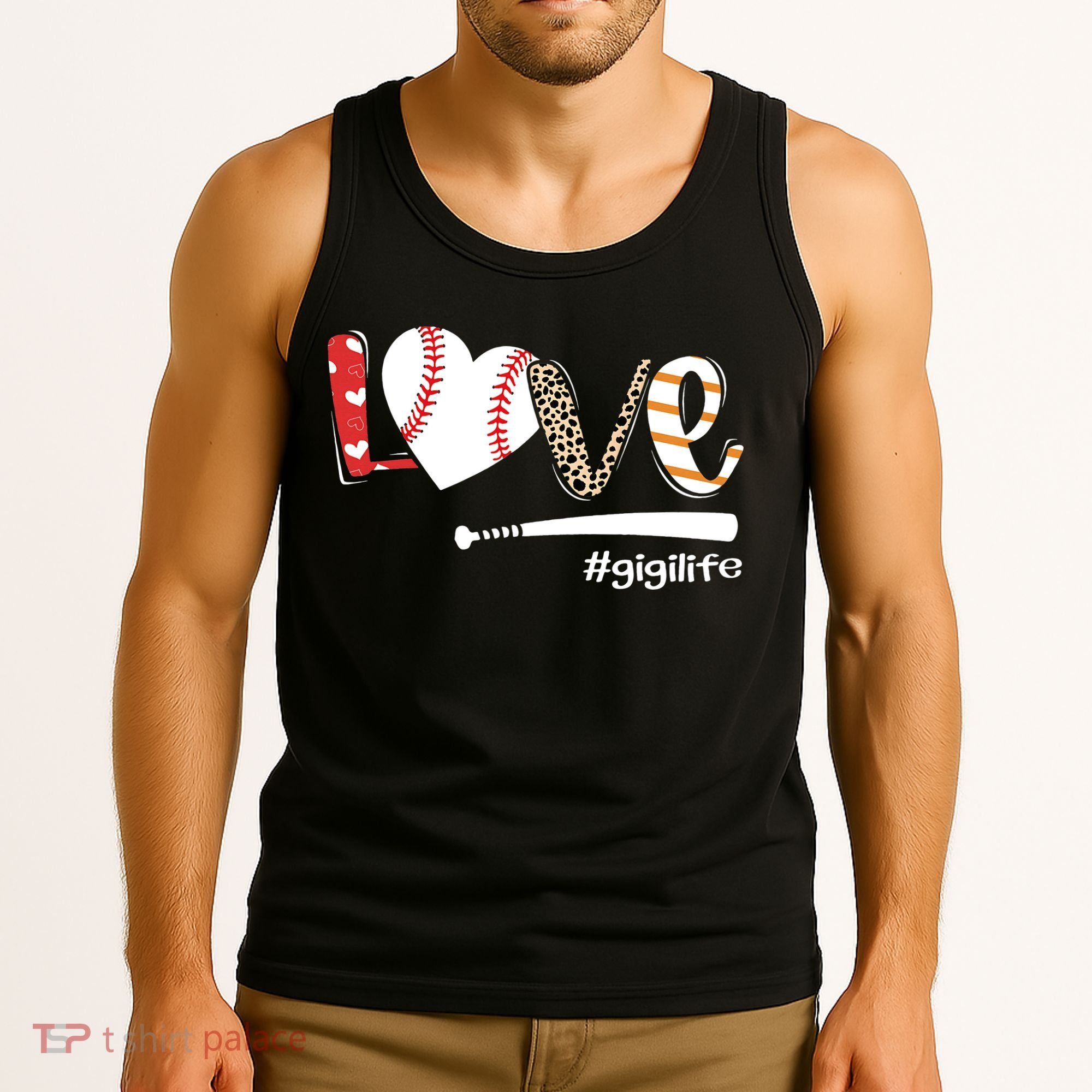 Love Baseball Gigi Baseball Gigi Tank Top