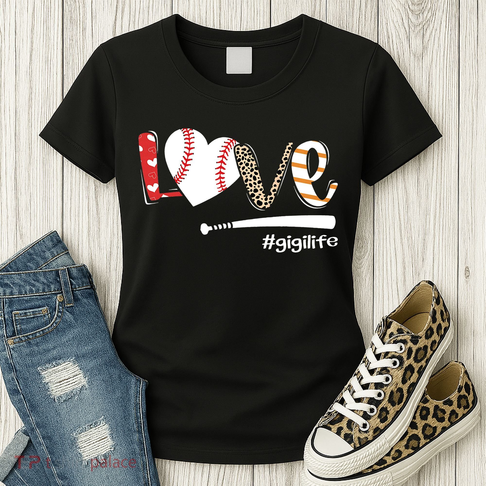 Love Baseball Gigi Baseball Gigi Women's T-Shirt
