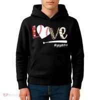 Love Baseball Gigi Baseball Gigi Kids Hoodie thumb 4