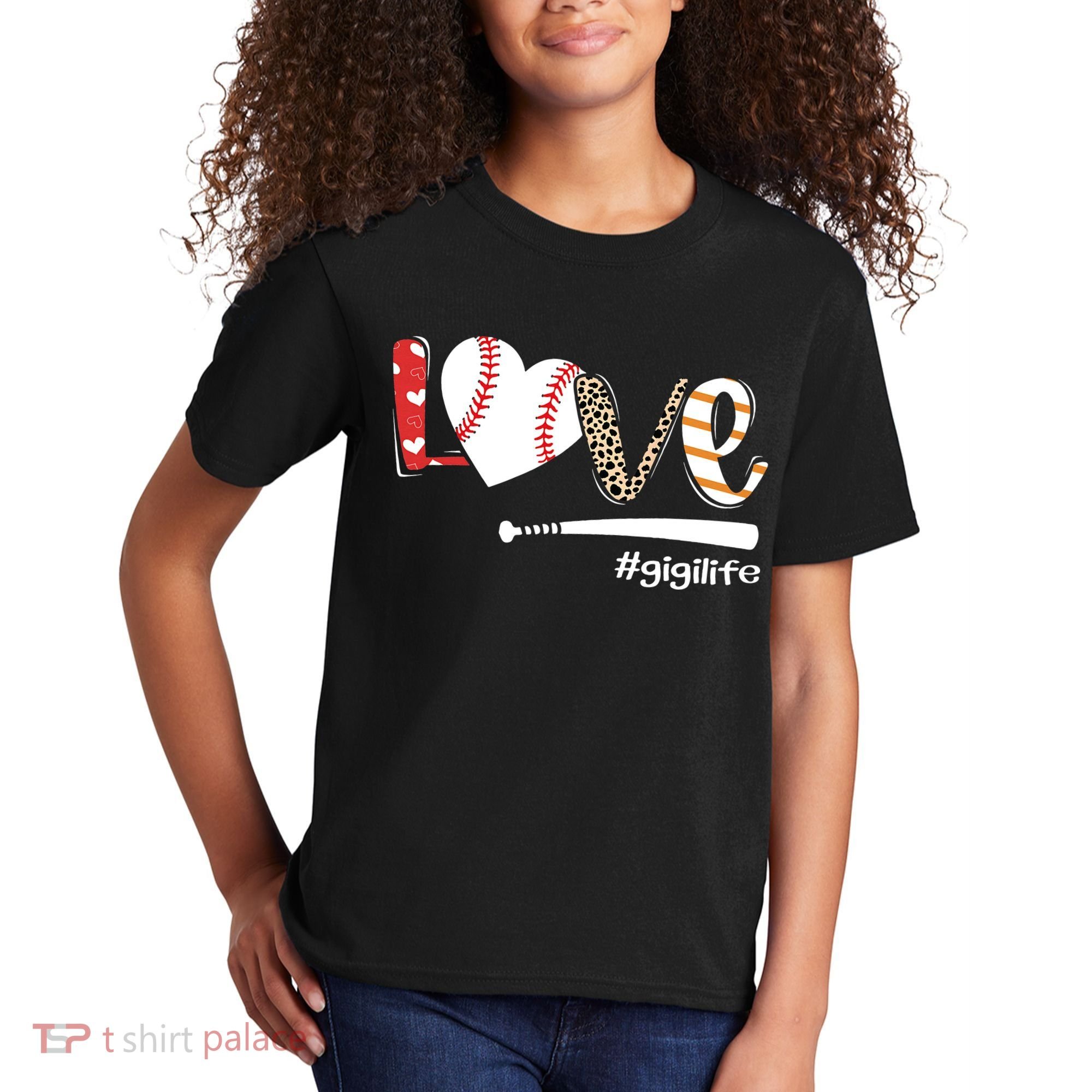 Love Baseball Gigi Baseball Gigi Kids T-Shirt