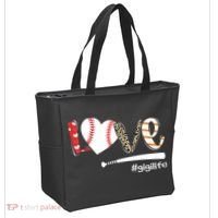 Love Baseball Gigi Baseball Gigi Tote Bag thumb 2