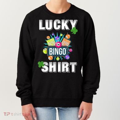 Lucky Bingo, Gambling Fun Bingo Lover T, Dk Women's Sweatshirt