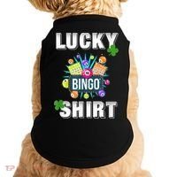 Lucky Bingo, Gambling Fun Bingo Lover T, Dk Doggie Tank thumb 0