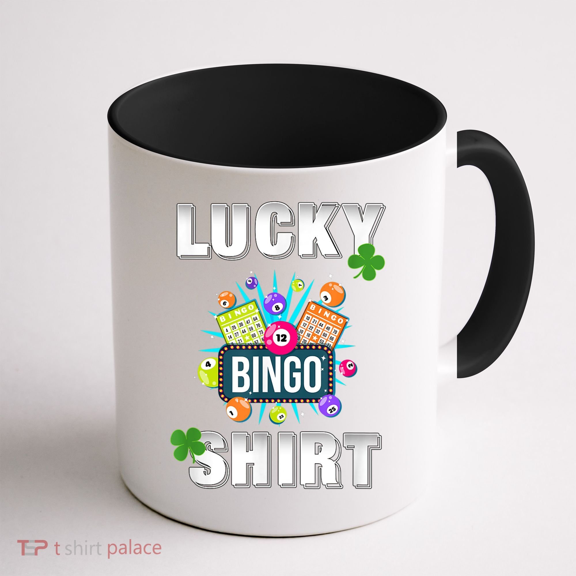 Lucky Bingo, Gambling Fun Bingo Lover T, Dk Coffee Mug