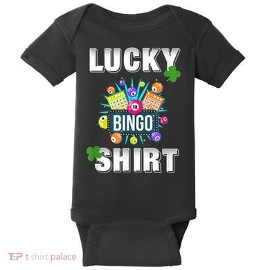 Lucky Bingo, Gambling Fun Bingo Lover T, Dk Baby Bodysuit