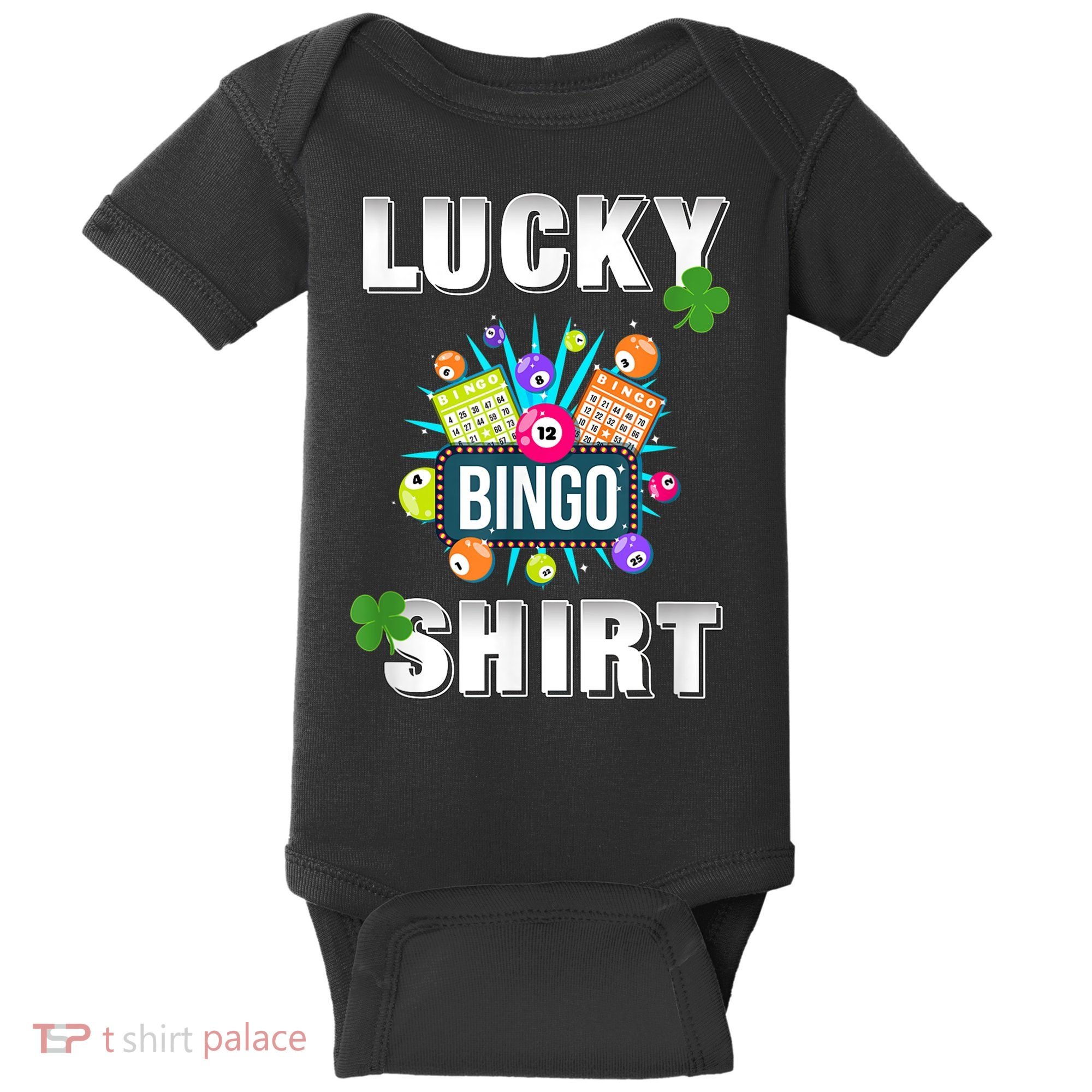 Lucky Bingo, Gambling Fun Bingo Lover T, Dk Baby Bodysuit