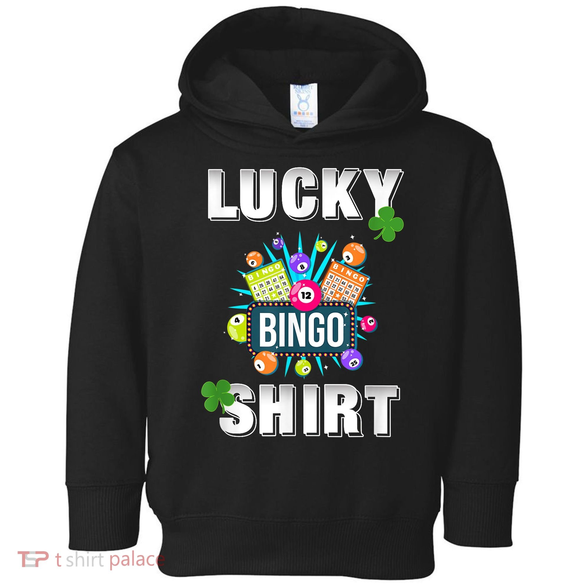 Lucky Bingo, Gambling Fun Bingo Lover T, Dk Toddler Hoodie