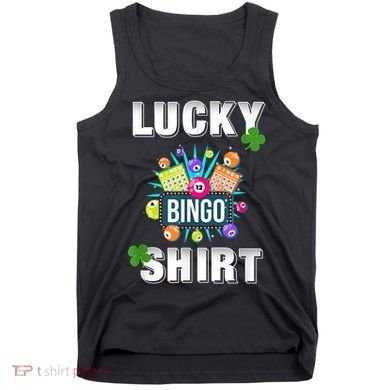 Lucky Bingo, Gambling Fun Bingo Lover T, Dk Tank Top