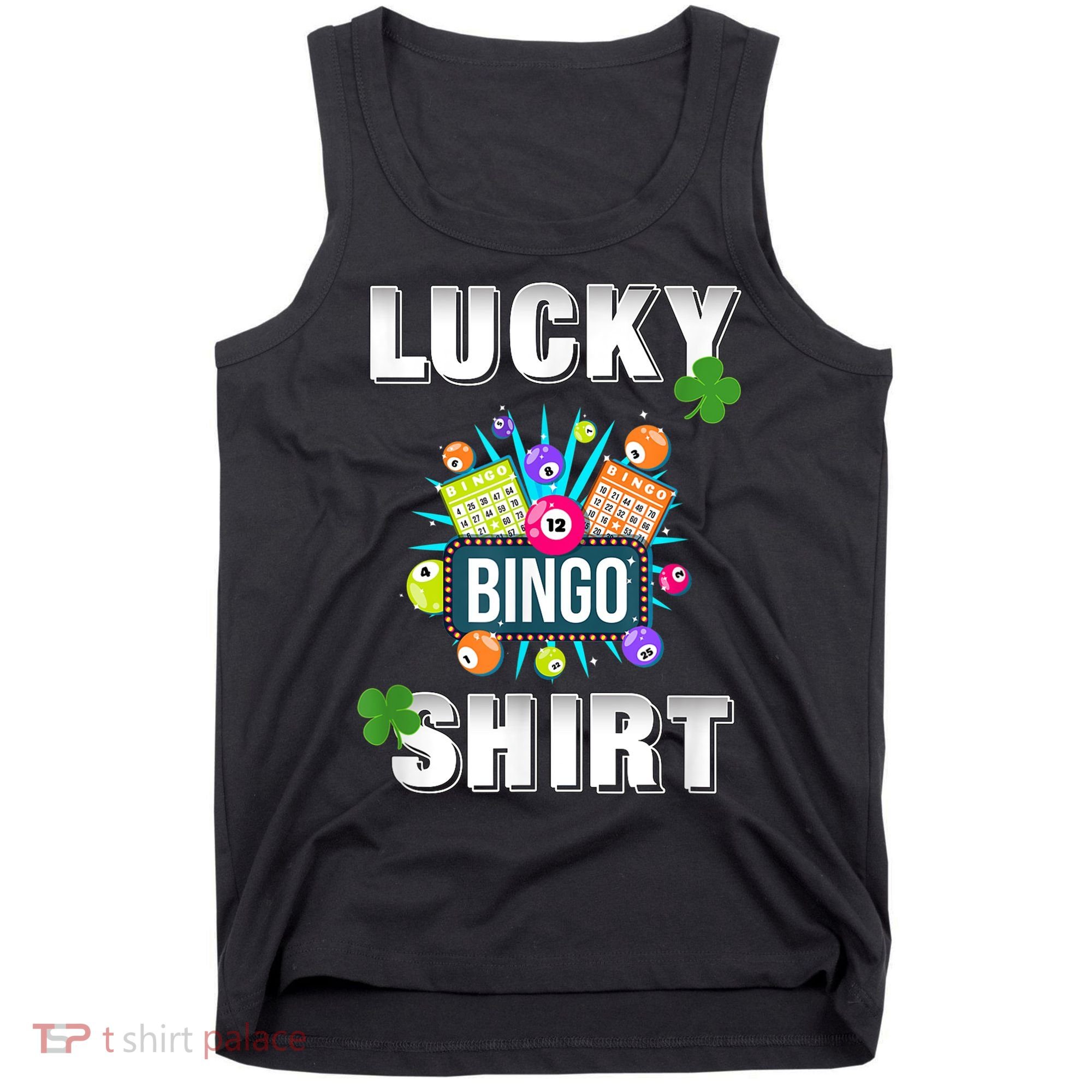 Lucky Bingo, Gambling Fun Bingo Lover T, Dk Tank Top