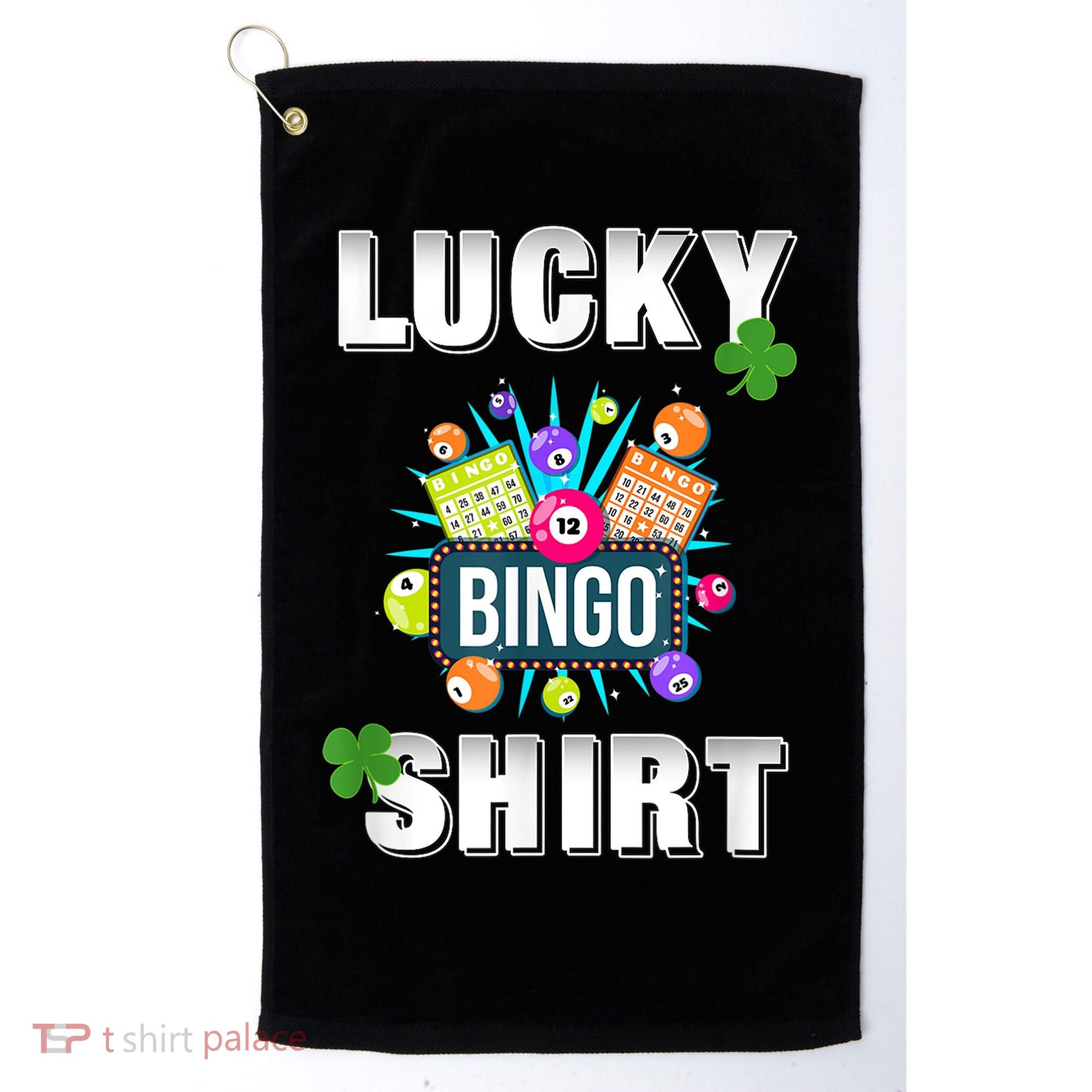 Lucky Bingo, Gambling Fun Bingo Lover T, Dk Golf Towel