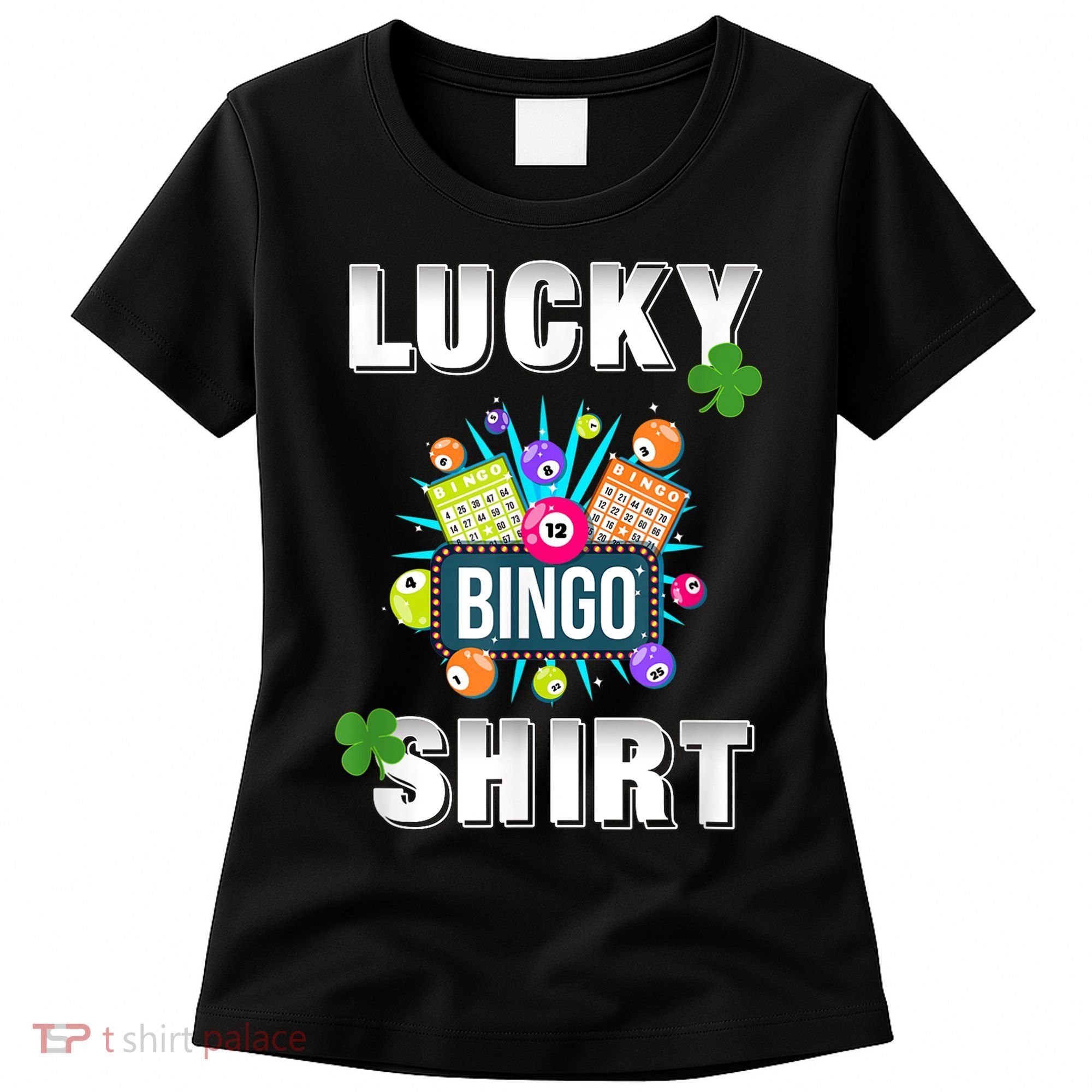 Lucky Bingo, Gambling Fun Bingo Lover T, Dk Women's T-Shirt