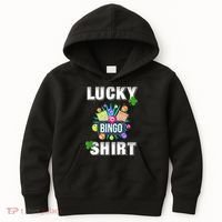 Lucky Bingo, Gambling Fun Bingo Lover T, Dk Kids Hoodie thumb 0