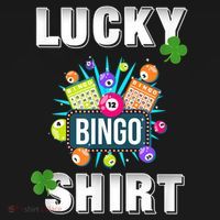 Lucky Bingo, Gambling Fun Bingo Lover T, Dk Kids Long Sleeve Shirt thumb 2