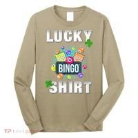 Lucky Bingo, Gambling Fun Bingo Lover T, Dk Long Sleeve Shirt thumb 0
