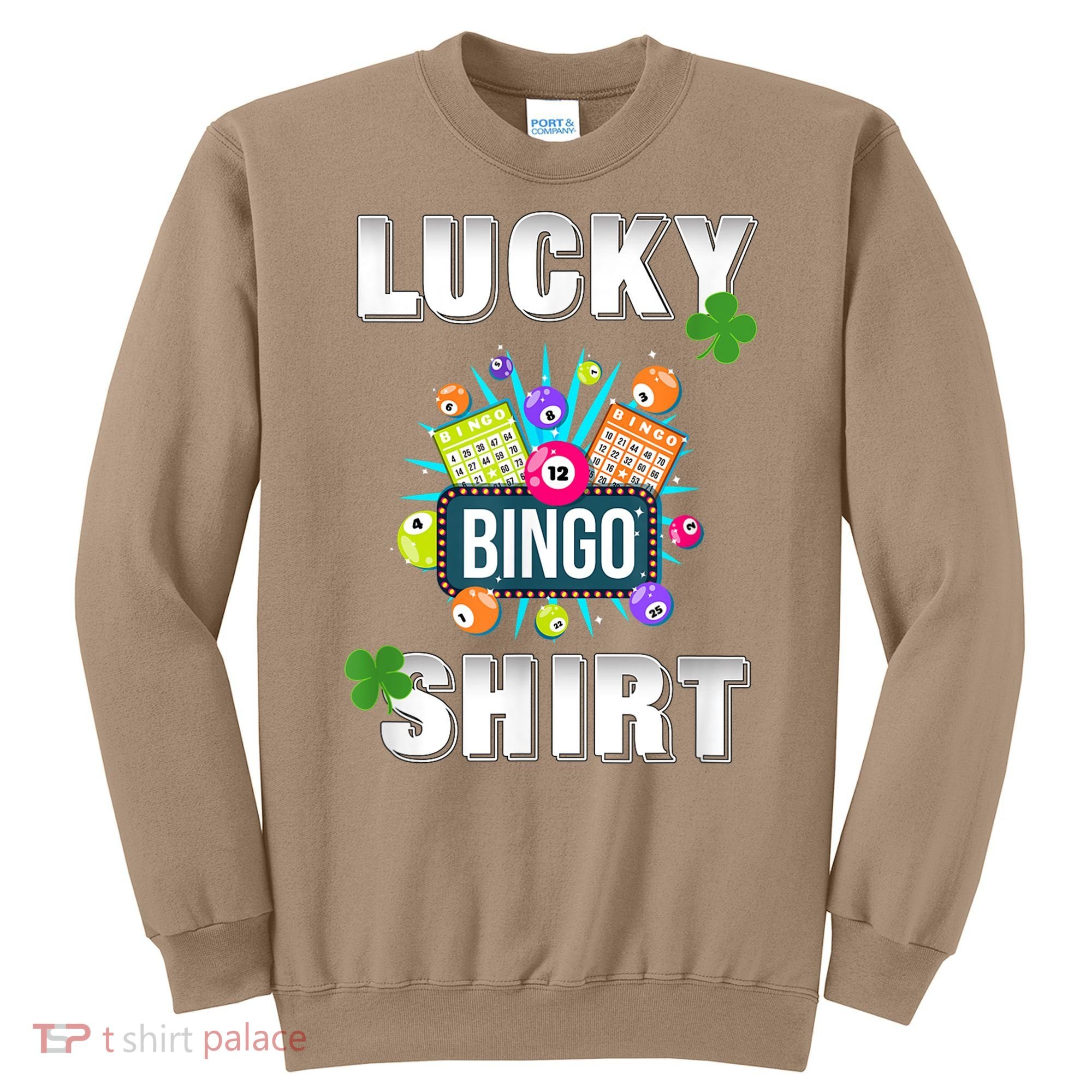 Lucky Bingo, Gambling Fun Bingo Lover T, Dk Sweatshirt