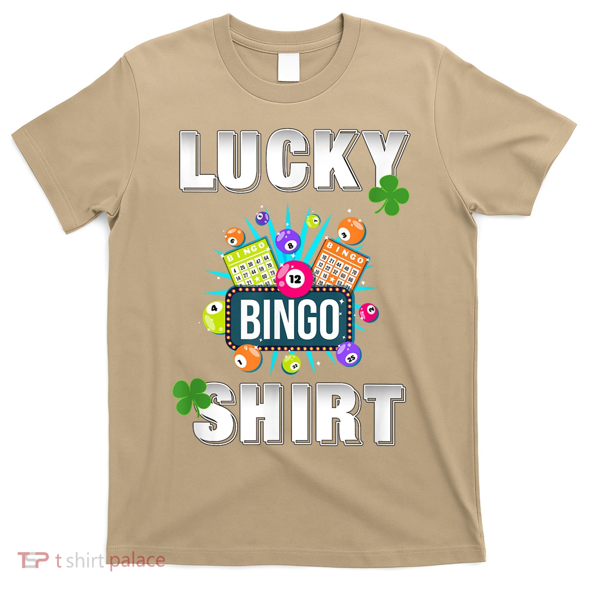 Lucky Bingo, Gambling Fun Bingo Lover T, Dk T-Shirt