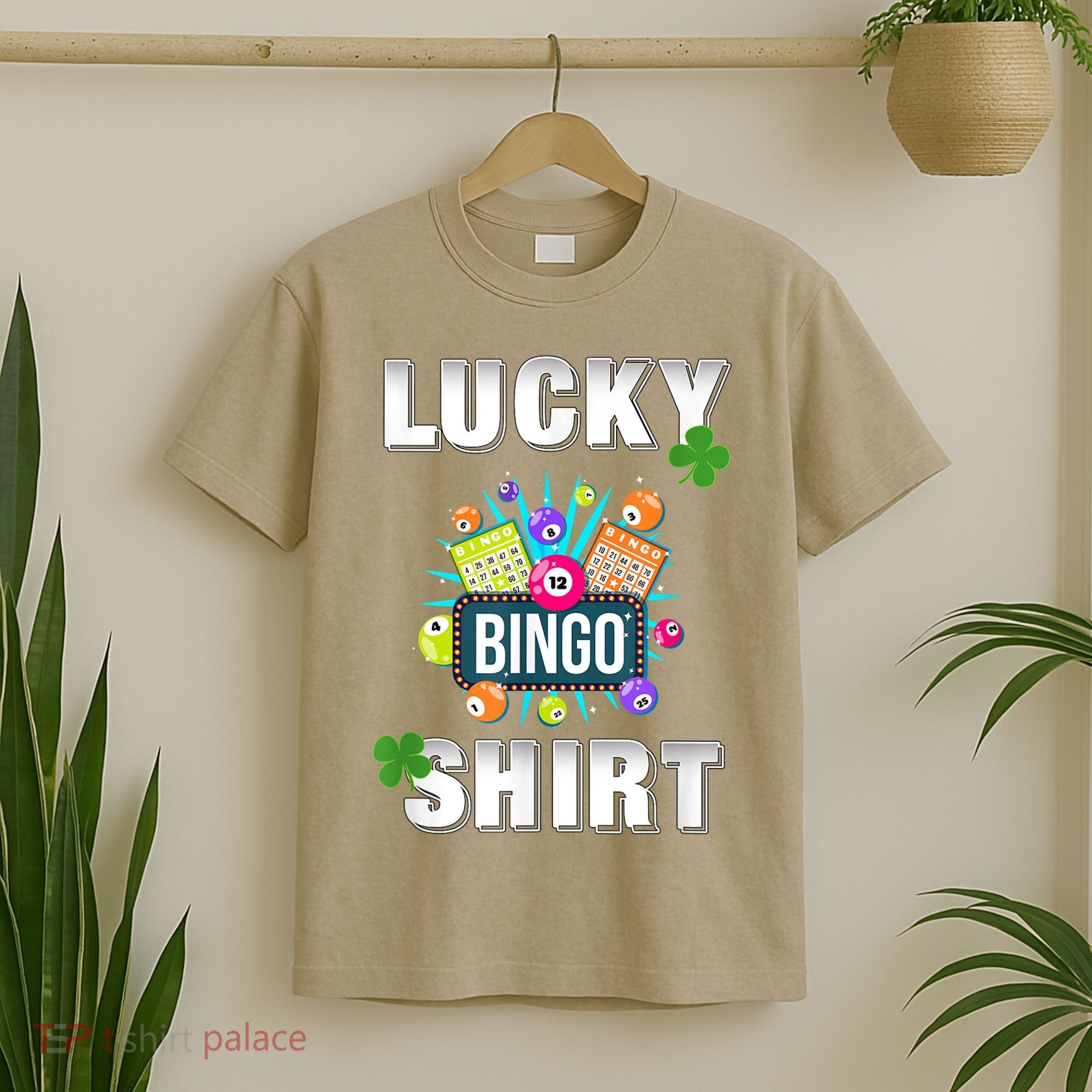 Lucky Bingo, Gambling Fun Bingo Lover T, Dk T-Shirt