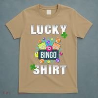 Lucky Bingo, Gambling Fun Bingo Lover T, Dk T-Shirt thumb 5