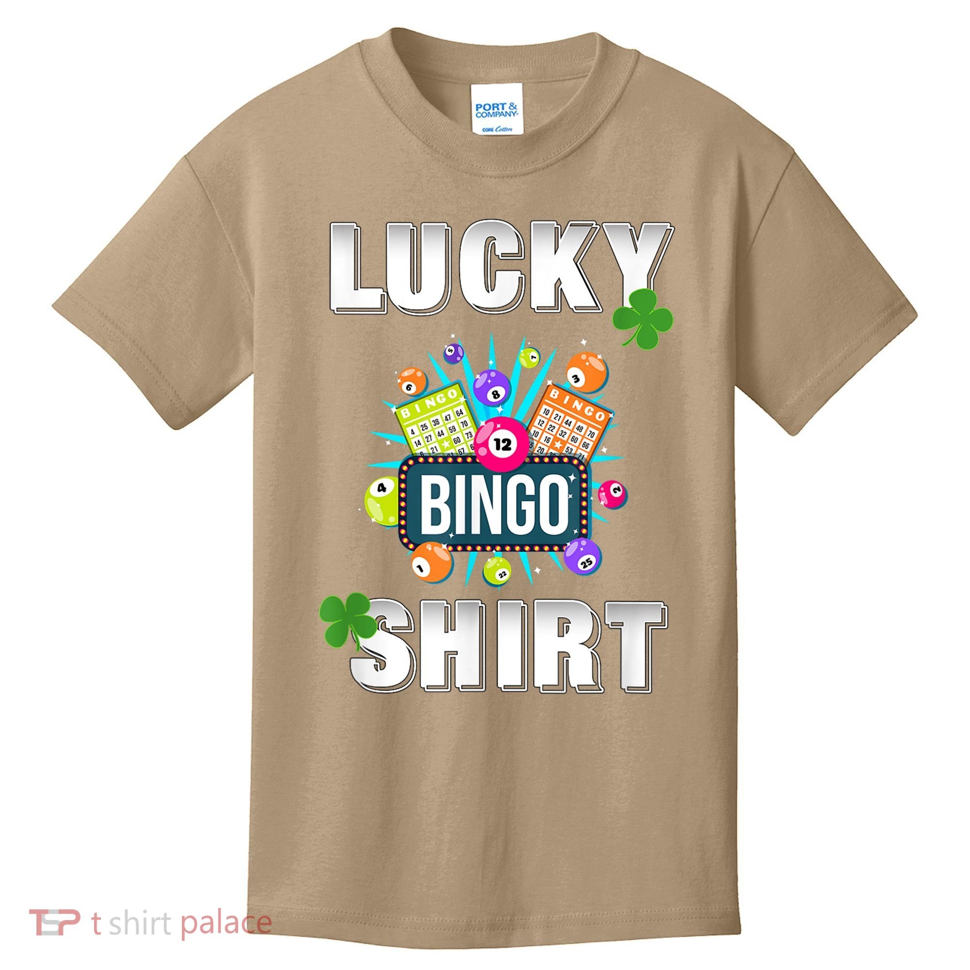 Lucky Bingo, Gambling Fun Bingo Lover T, Dk Kids T-Shirt