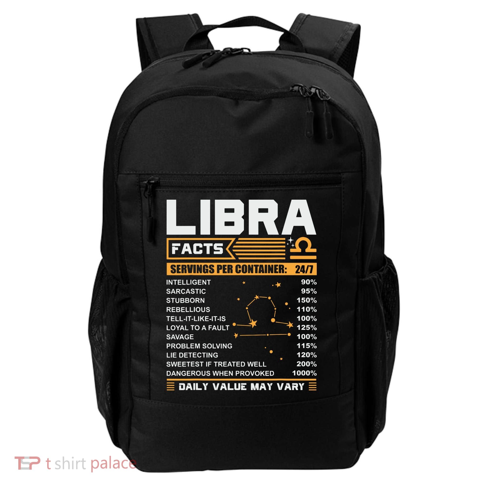 Libra Birthday Gifts Libra Facts Funny Backpack