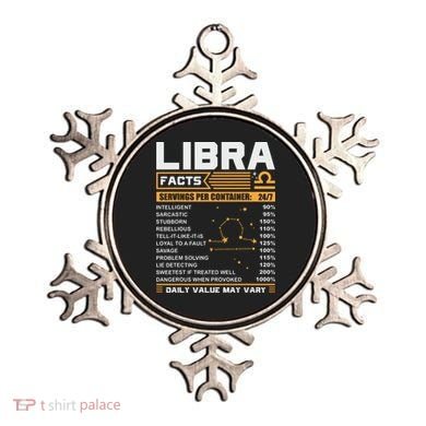 Libra Birthday Gifts Libra Facts Funny Ornament