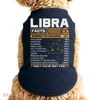 Libra Birthday Gifts Libra Facts Funny Doggie Tank thumb 0