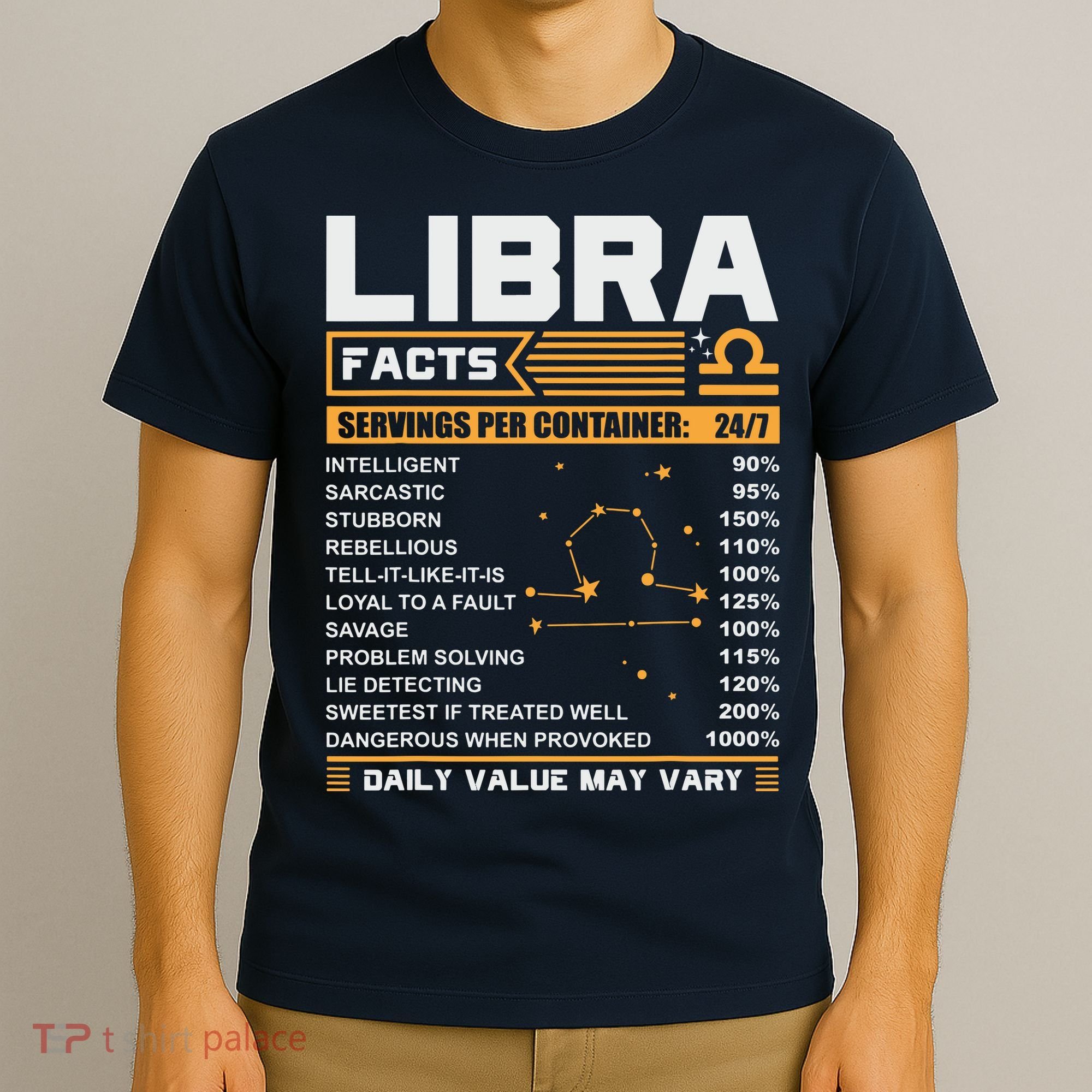 Libra Birthday Gifts Libra Facts Funny T-Shirt