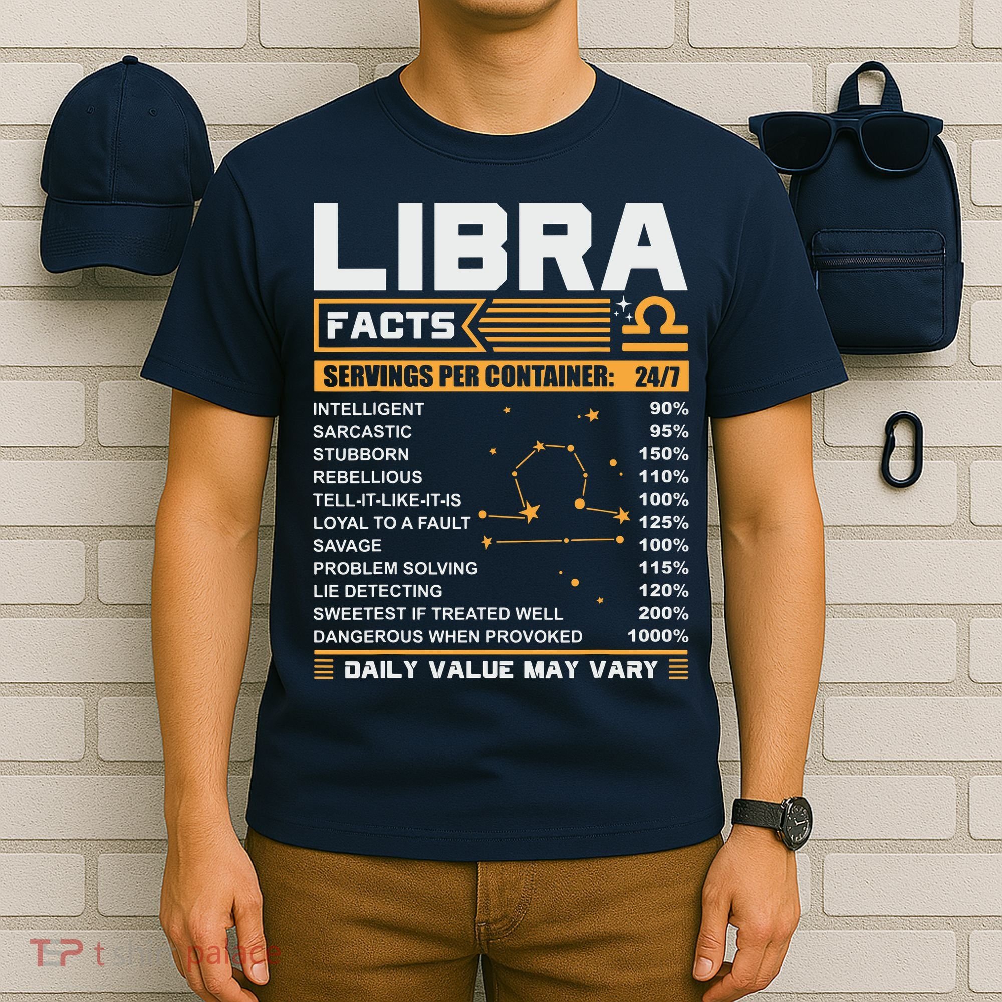 Libra Birthday Gifts Libra Facts Funny T-Shirt