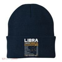 Libra Birthday Gifts Libra Facts Funny Beanie thumb 0