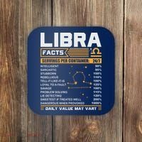 Libra Birthday Gifts Libra Facts Funny Coaster thumb 0