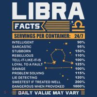 Libra Birthday Gifts Libra Facts Funny Women's Hoodie thumb 2