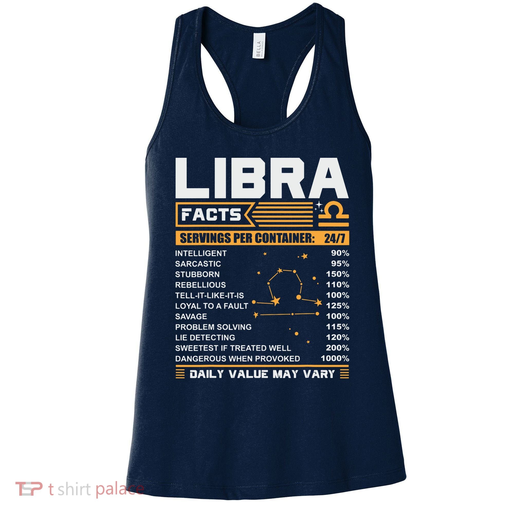 Libra Birthday Gifts Libra Facts Funny Women's Tank Top