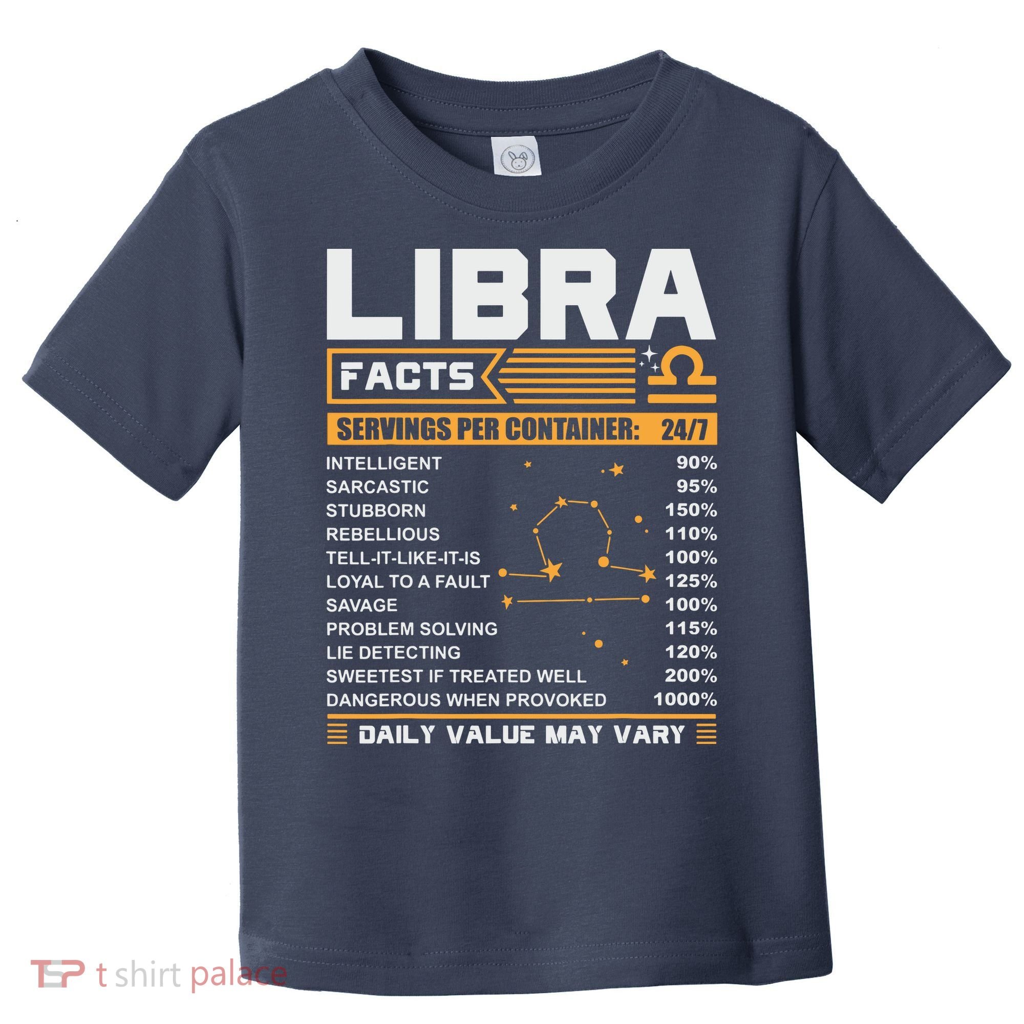 Libra Birthday Gifts Libra Facts Funny Toddler T-Shirt