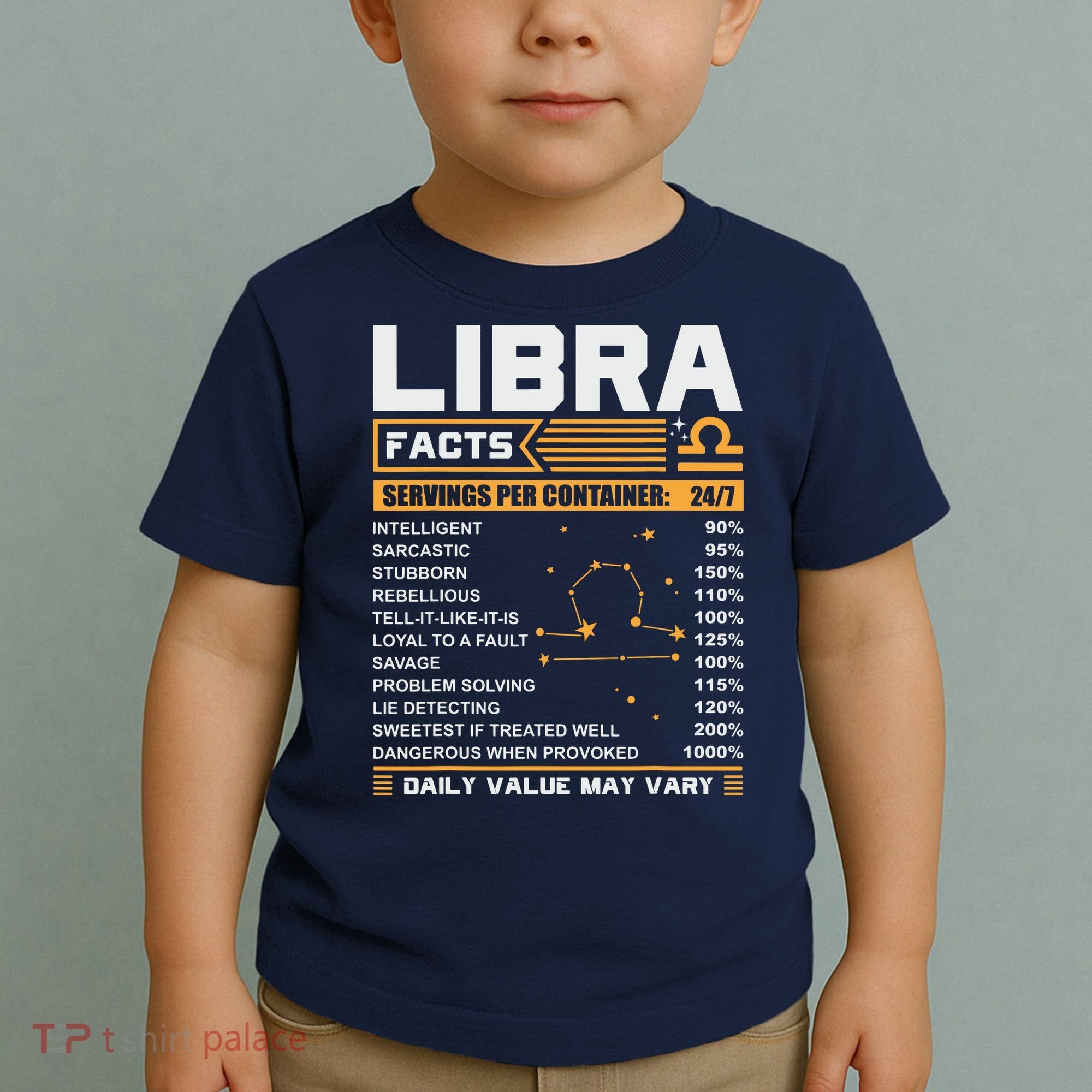 Libra Birthday Gifts Libra Facts Funny Toddler T-Shirt