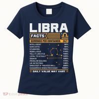 Libra Birthday Gifts Libra Facts Funny Women's T-Shirt thumb 0
