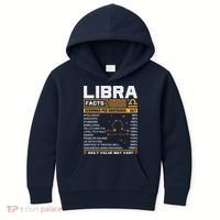 Libra Birthday Gifts Libra Facts Funny Kids Hoodie thumb 0