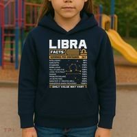 Libra Birthday Gifts Libra Facts Funny Kids Hoodie thumb 3