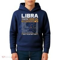 Libra Birthday Gifts Libra Facts Funny Kids Hoodie thumb 4